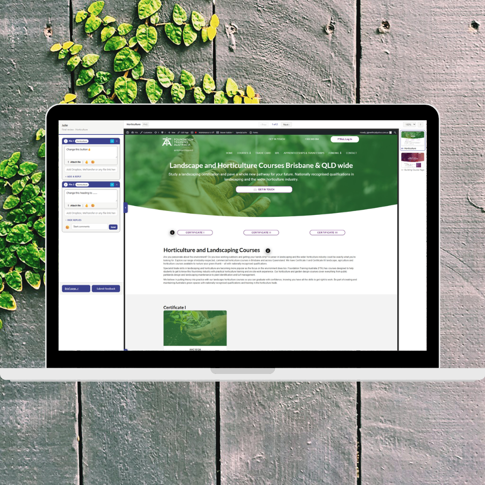 PinMark feedback view